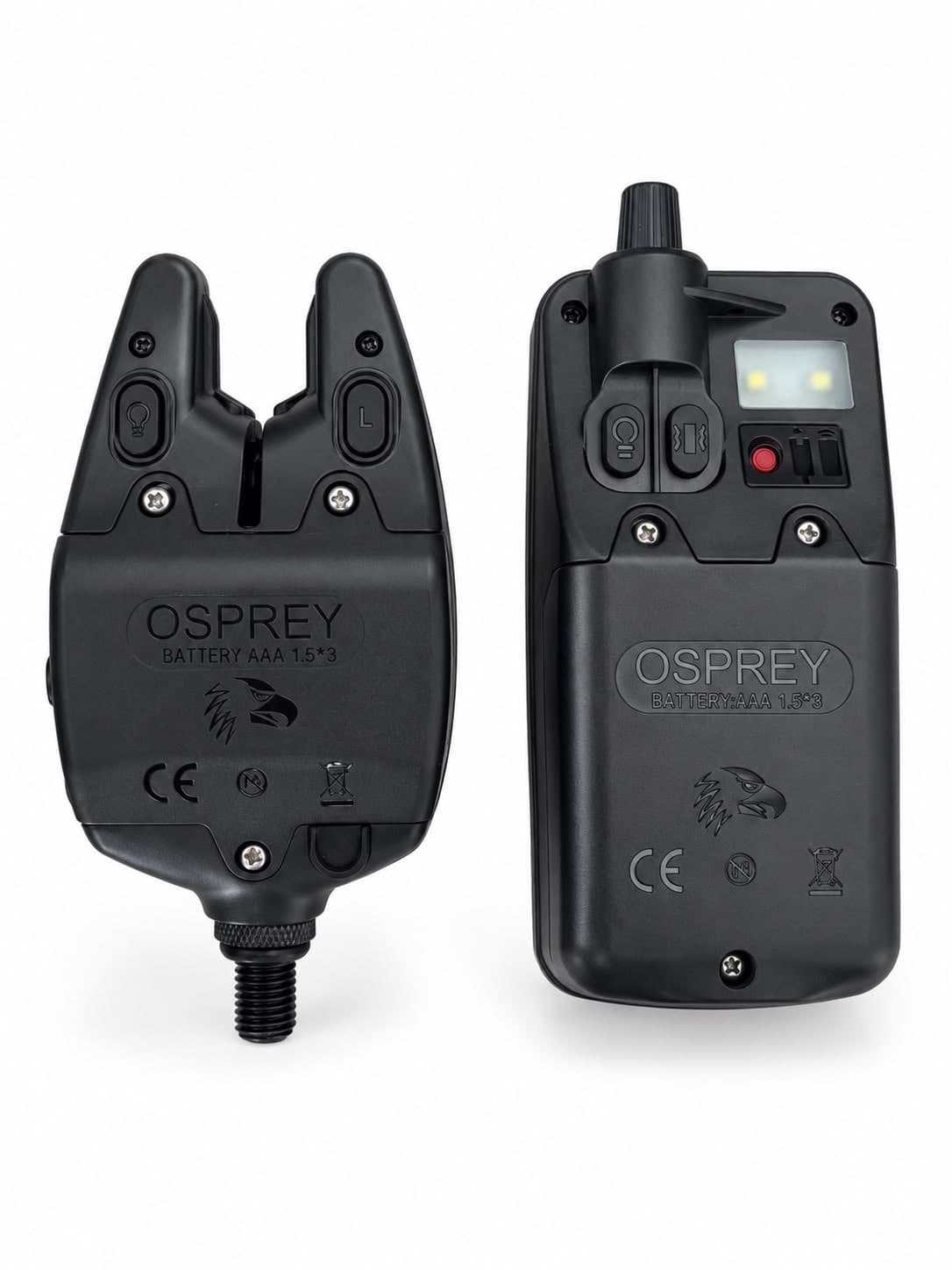 Alarma y receptor CarperBlack RX, por detrás