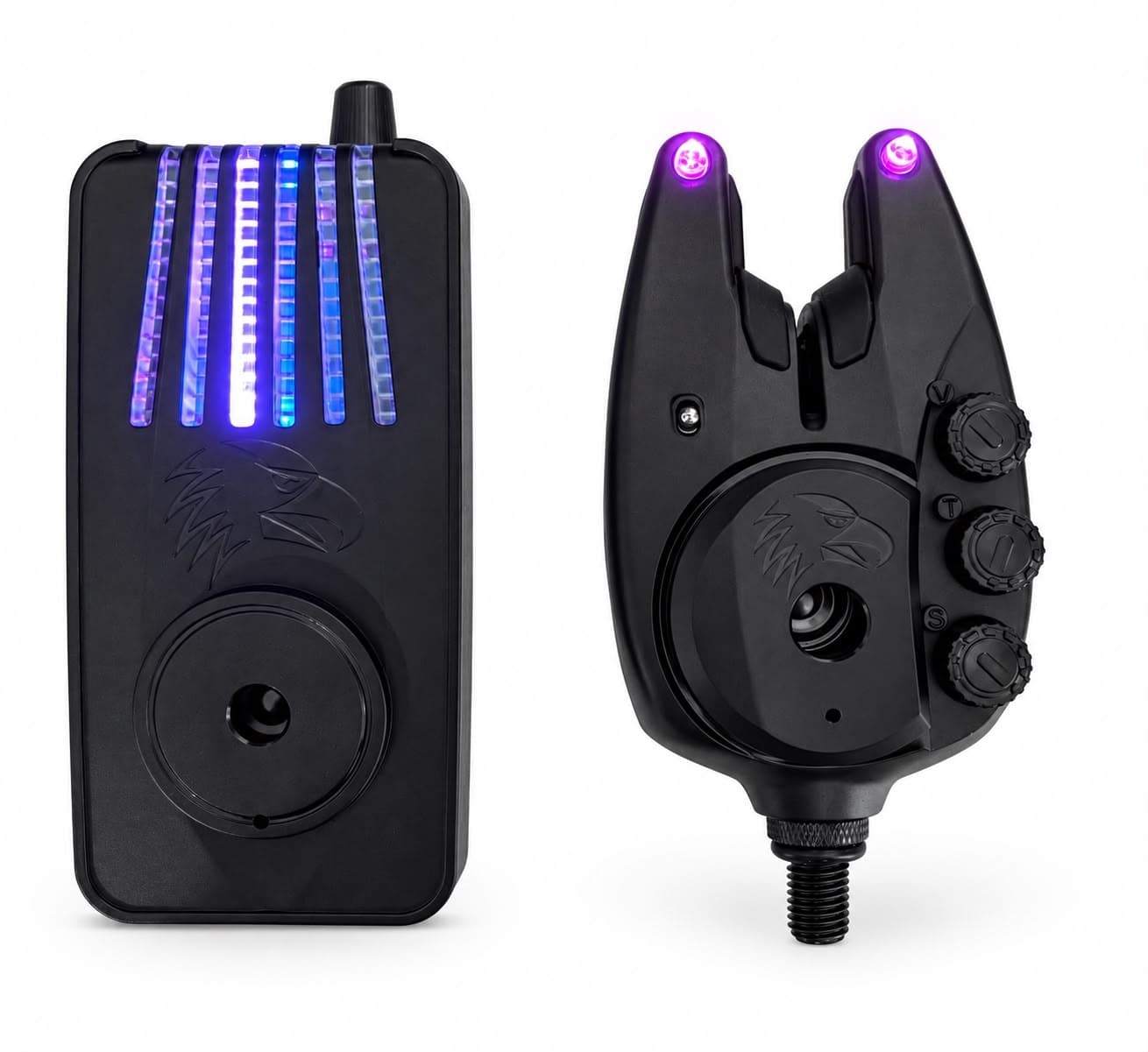 Receptor y alarma CarperBlack RX con el LED encendido