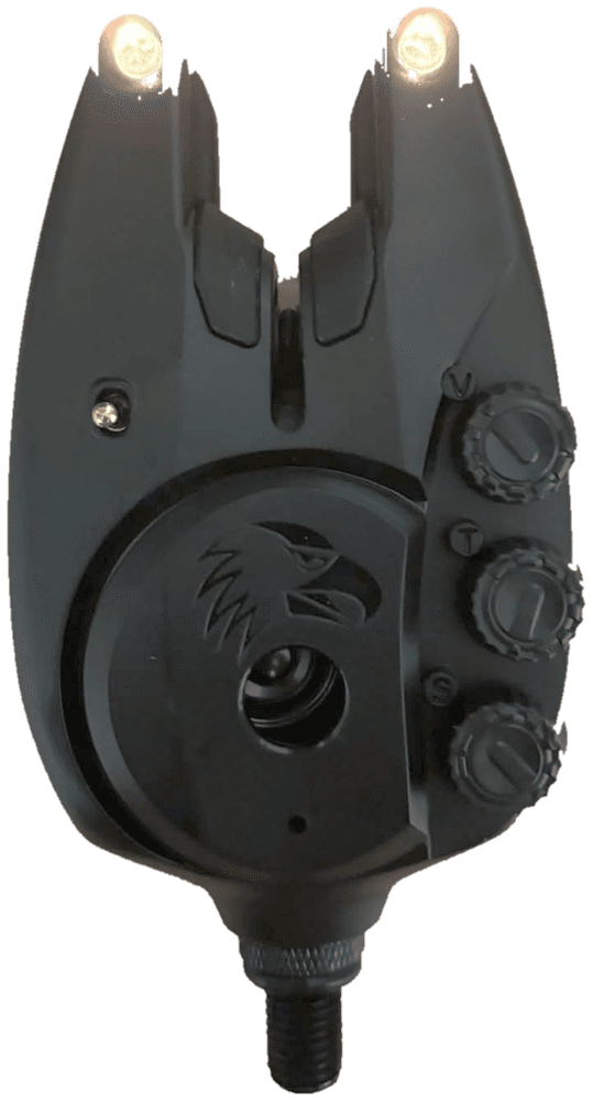 Alarma CarperBlack RX con el LED en amarillo