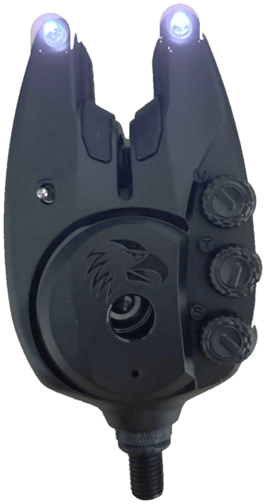 Alarma CarperBlack RX con el LED en blanco