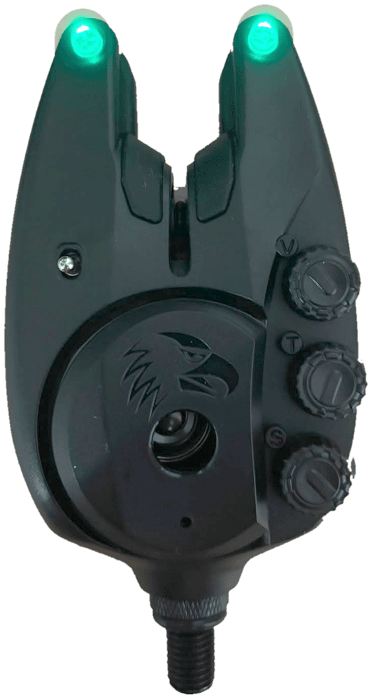 Alarma CarperBlack RX con el LED en verde
